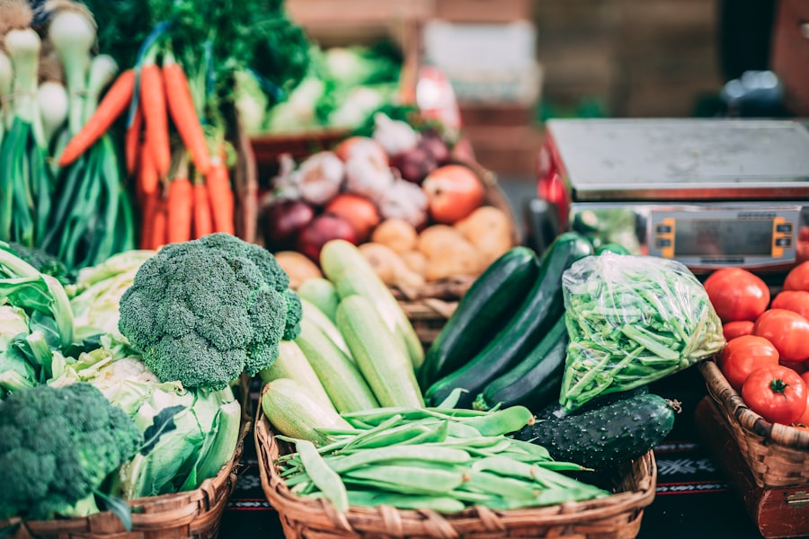 Fresh vegetables